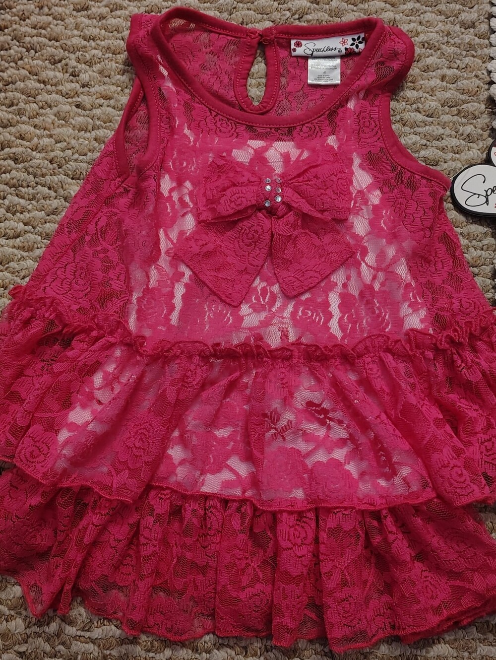 Hot Pink Lace Top